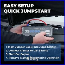 12V Car Jump Starter Booster Jumper Box Power Bank Battery Charger Portable