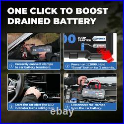 12V Car Jump Starter Booster Jumper Box Power Bank Battery Charger Portable