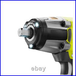 18V Cordless 1/2 Inch Impact Wrench 3-Speed Durable Tri-LED Light Tool Only