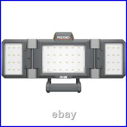 18V Panel Light Hybrid Folding RIDGID (Tool Only) 360° Illumination 2500 Lumens