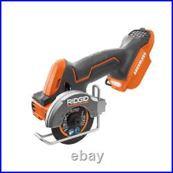 18V Subcompact Brushless Cordless 3 Multi-Material Saw w 3x Cutting Wheels