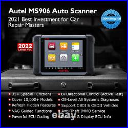 2022 NEW Autel MaxiSys MS906 OBD2 Car Diagnostic Scanner Tool Key Coding TPMS US