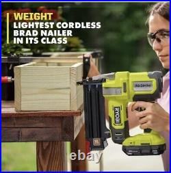 AirStrike Brad Nailer 18V 18-Gauge Cordless Power Tool Only Ryobi Light Weight