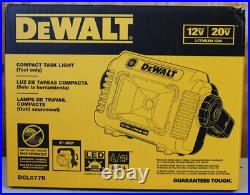 Brand New DeWalt 12v 20v Max Compact LED Task Light DCL077B (Tool Only)