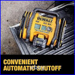 Compact 20V MAX Tire Inflator Portable with LED Light (Bare Tool Only)