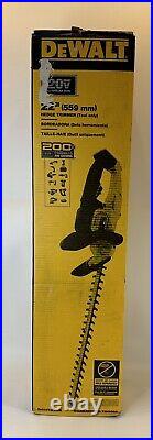 Cordless 22 in Hedge Trimmer Dewalt DCHT820B 20v Max Li Ion Tool Only