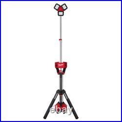 Cordless Rocket Dual Power Tower Light with Charger 6,000 Lumens (Tool-Only)