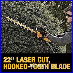 DEWALT 20V MAX Cordless Hedge Trimmer, 22 Inches, Tool Only (DCHT820B)