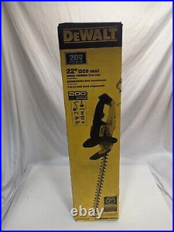 DEWALT 20V Max 22 In. Hedge Trimmer (Tool Only/DCHT820B)- LIGHT USE