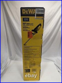 DEWALT 20V Max 22 In. Hedge Trimmer (Tool Only/DCHT820B)- LIGHT USE
