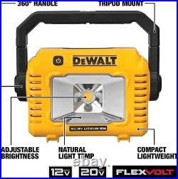 DEWALT DCL077B 12V/20V MAX Li-Ion Work Cordless Compact Task Light Tool Only NEW