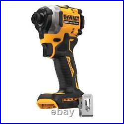 DEWALT Impact Driver With Belt Clip 1/4 3-Speeds Compact LED Light (Tool Only)