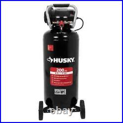 Husky C202H 20 Gallon 200 PSI Oil Free Portable Vertical Electric Air Compressor