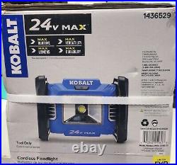 KOBALT 24v MAX Tool Only Blue 1436529 damage box (A7)