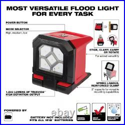 M18 18-Volt 1500 Lumens Lithium-Ion Cordless Rover LED Mounting Flood Light WithM1