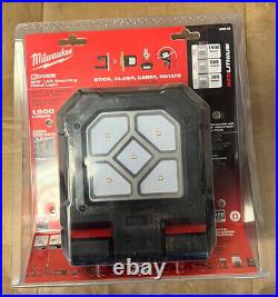 MILWAUKEE Cordless Rover LED Mounting Flood Light 18 Volt 1500 Lumens Tool-Only