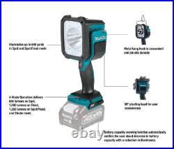 Makita Handheld Flashlight/Spotlight 40V Cordless Indoor/Outdoor LED(Light-Only)