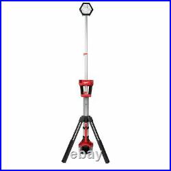Milwaukee 18V Cordless Rocket Dual Power Tower Stand Up Work Light Tool-Only New