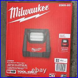 Milwaukee 2366-20 M18 4000 Lumens Cordless ROVER LED Flood Light (Tool Only) NEW