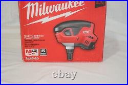 Milwaukee 2458-20 12V M12 Cordless Lithium-Ion Palm Nailer 2700 BPM (Tool Only)
