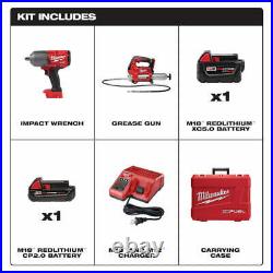 Milwaukee 2767-22GG M18 FUEL 18V 1/2 Friction Ring Impact Wrench with Grease Gun