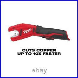 Milwaukee Copper Tubing Cutter 1 12V Cordless with Built-In LED Light (Tool-Only)