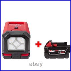 Milwaukee Mounting Flood Light LED 1500 Lumens Cordless With Battery (Tool-Only)
