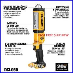 NEW DEWALT DCL050 20V MAX LED Work Light Best Hand Held 140 Degree Tool Only