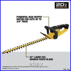 NEW IN BOX Dewalt DCHT820B 20V MAX Lithium-Ion 22 In. Hedge Trimmer (Tool Only)