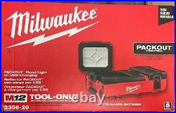 NEW! Milwaukee 2356-20 M12 PACKOUT Flood Light With USB Charging TOOL ONLY