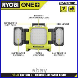 ONE+ 18V Cordless Hybrid LED Panel Light (Tool Only)