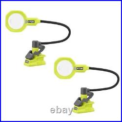 ONE+ 18V Cordless LED Magnifying Clamp Light 2-Pack (Tools Only)