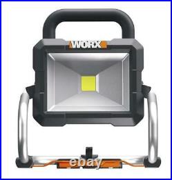 Portable 20V Cordless LED Work Light Pivoting Head Hang Stand Lamp Tool Only