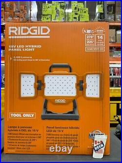 RIDGID CANADA 18V Hybrid Folding Panel Light (Tool-Only)