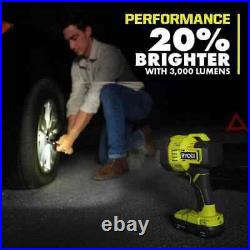 RYOBI ONE+ 18V Cordless LED Spotlight Automotive Cord (Tool Only) No Battery