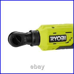 Ryobi Cordless Ratchet Head Adjustable 3/8 Drive 18-Volt LED Light (Tool Only)
