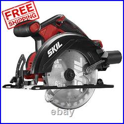 SKIL 20V 6-1/2 Inch Circular Saw with LED Light, Tool Only Multicolor