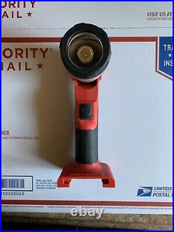 Snap-on 800 Lumen Red Rechargeable 18V LED Dual Work Light. Tool Only. No Battery